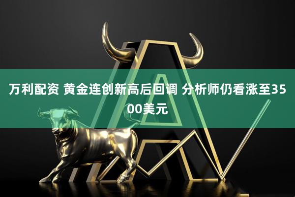 万利配资 黄金连创新高后回调 分析师仍看涨至3500美元
