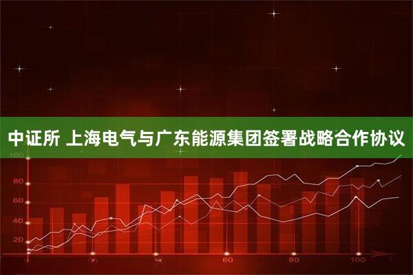 中证所 上海电气与广东能源集团签署战略合作协议